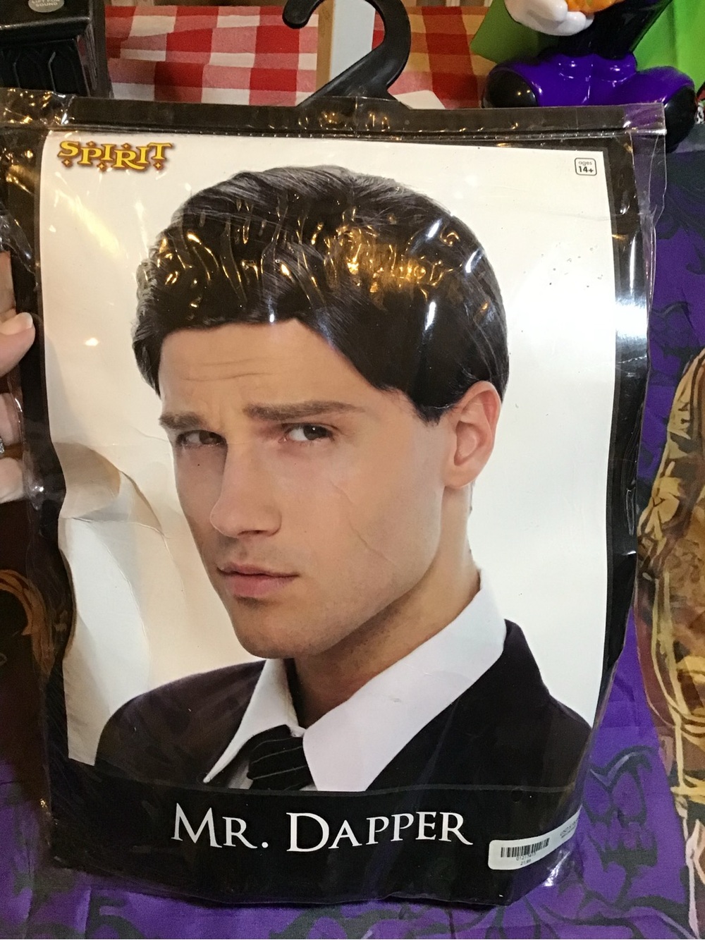 Spirit halloween Mr. Dapper wig adult one size